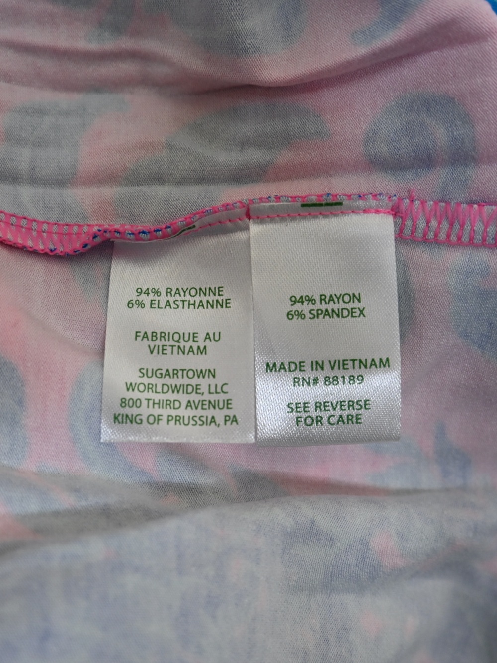 Lilly Pulitzer Women's S Parigi Printed Maxi Dress in Prosecco Pink NEW - Picture 11 of 12